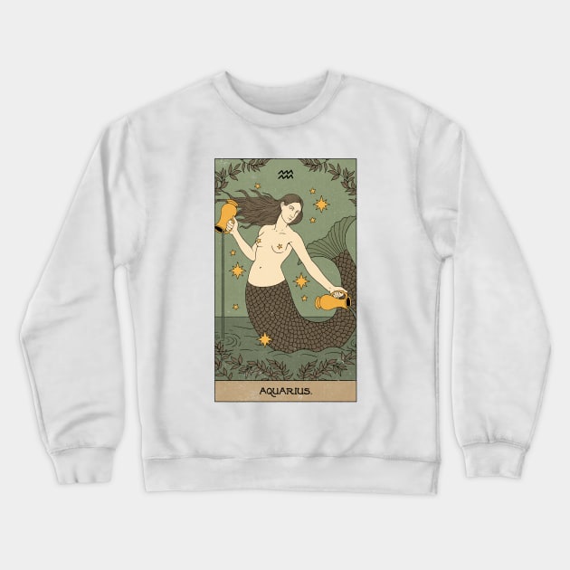 Aquarius Crewneck Sweatshirt by thiagocorrea